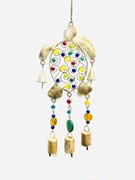India Arts Iron Turtle Chime W/ Glass Beads TS890 View 4
