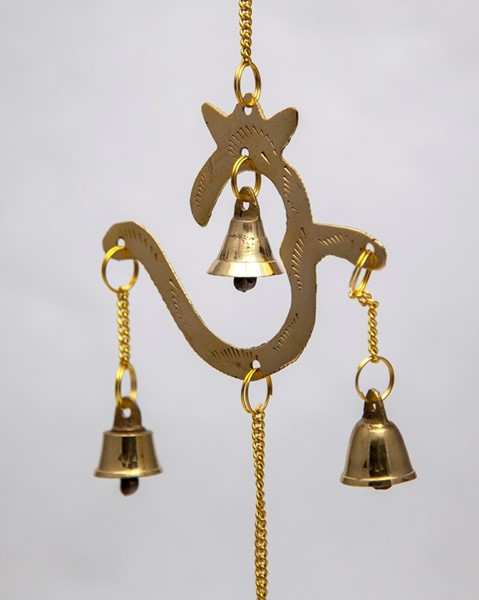 Three Om's Wind Chime W/ Bells BS059