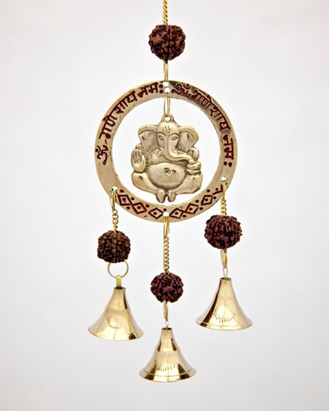Ganesha Chime W/ Beads And Bells BS376