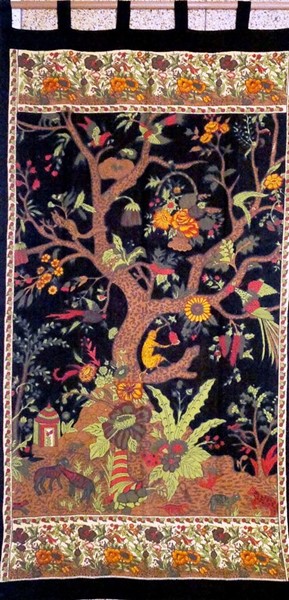 Tree of Life Print Curtain CT051-05