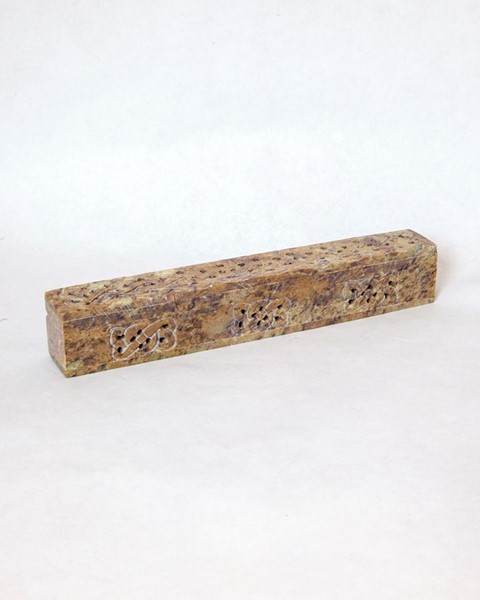 India Arts Celtic Soapstone Incense Burner Box JL832