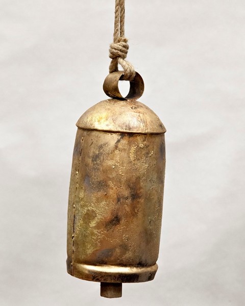 9.5 Inch Cow Bell W/ Wood Striker TL039