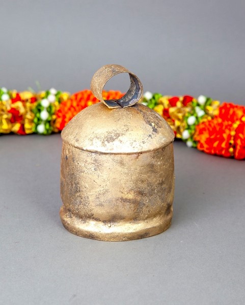 India Arts 4 Inch Dome Top Tin Bell TL043