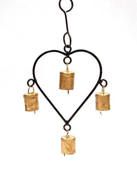 Iron Heart Chime With 4 Bells TS102