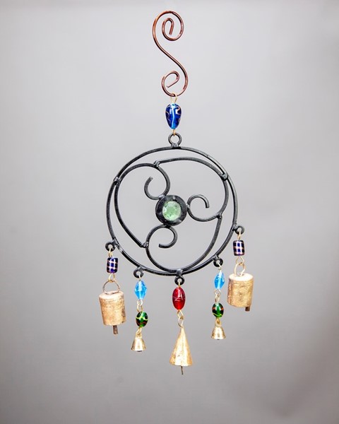 Celtic Wind Chime W/ Glass Accents TS114
