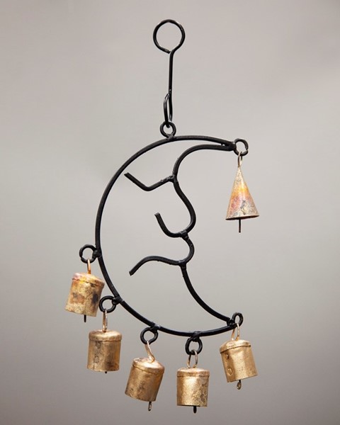 Moon Wind Chime With 4 Bells TS838