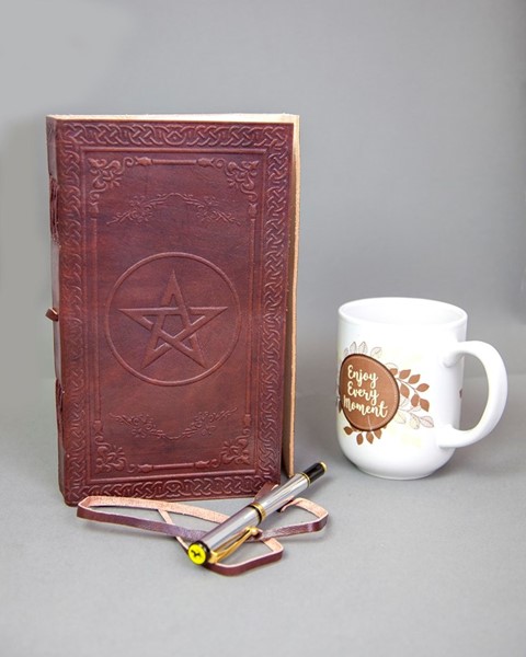 India Arts Leather Pentagram Journal PM170-05