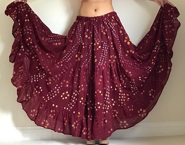 7 Yard Jaipur Print Skirt SC281