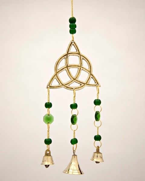 Celtic Triquetra Chime W/ Beads BS334