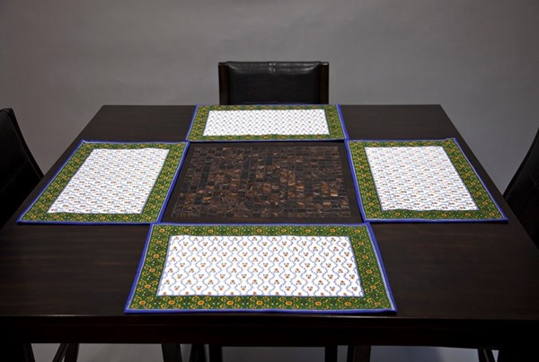 India Arts Cotton Place Mats With Buti Design TM102-02