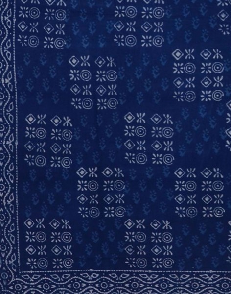 India Arts Square Dabu Tablecloth W/ Vegetable Dye TC393-01