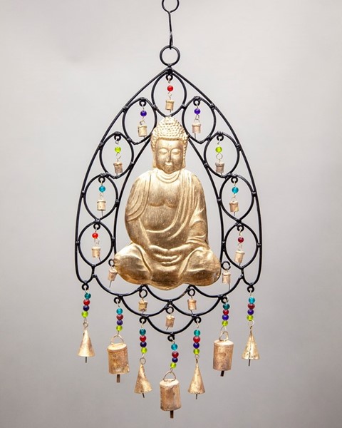 Buddha Wind Chime W/ Beads TS797