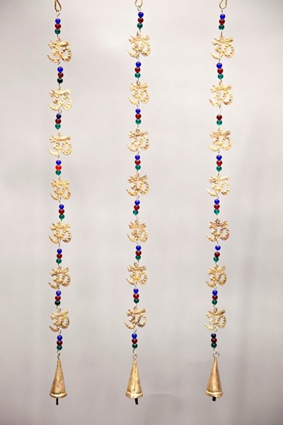 Windchime W/ 7 Om & Beads TS224