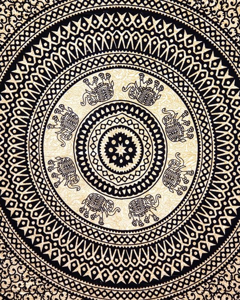 Elephant Mandala Tapestry 204-03