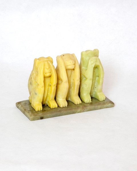 Soapstone/Resin 3 Wise Monkeys JL887