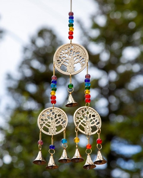 Beaded Triple Tree Of life Chime BS102