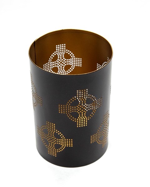 6 Inch Candle Holder with Cross CH152