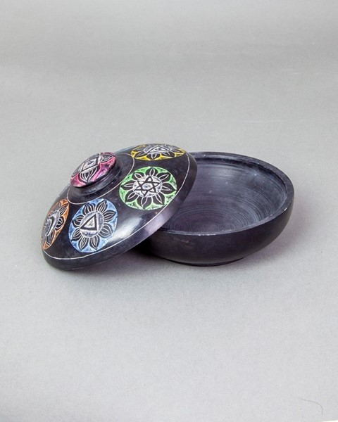 India Arts 7 Chakra Incense Burner Pot JL954