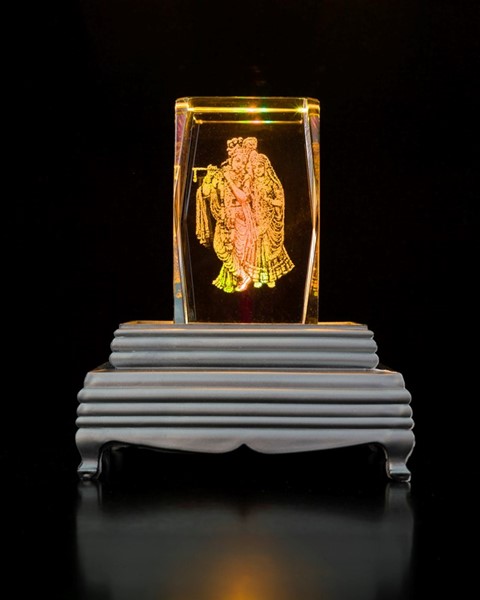 Crystal Radha Krishna Statue GF194