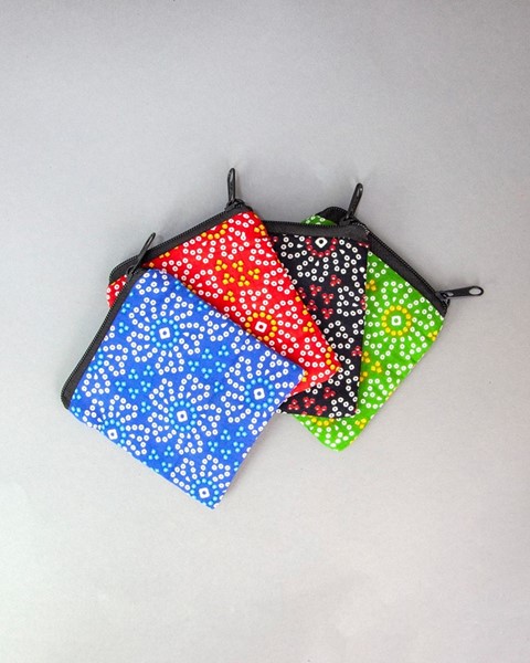 India Arts Bandini Print Cotton Pouches SC088