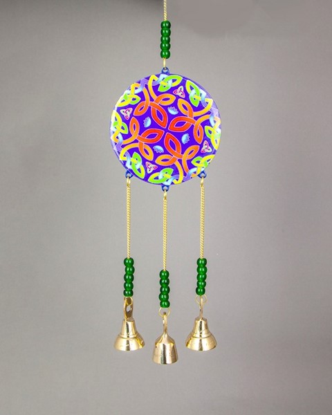 Brass Beaded Celtic Chime BS103