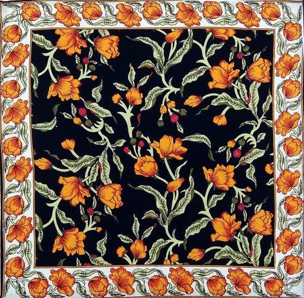 India Arts French Floral Cotton Napkin TN109-04