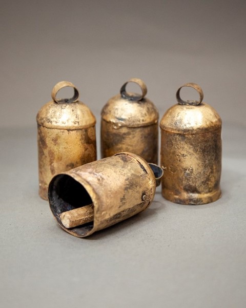 3 Inch Tin Bell With Wood Striker TL068