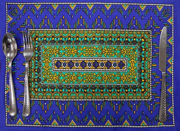 India Arts Ethnic Design Cotton Place Mat TM394-03