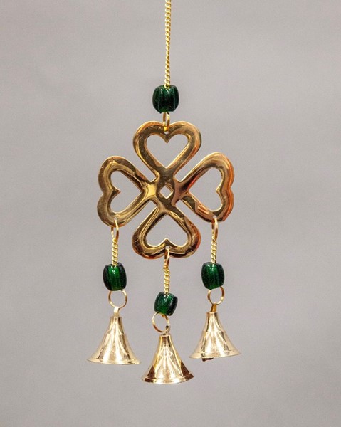 Clover Chime With Beads BS327