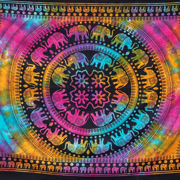 Elephant Mandala Wall Hanging 432-02