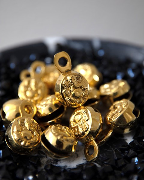 1.75 Inch Single Cut Ganesha Bell BL046